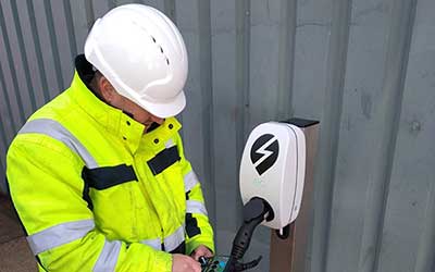 Electric Car Charger Recently Fitted For Another Very Happy Client