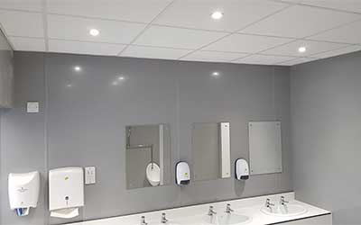 LED lighting upgrades for Associated Britsh Ports at Lowestoft port offices